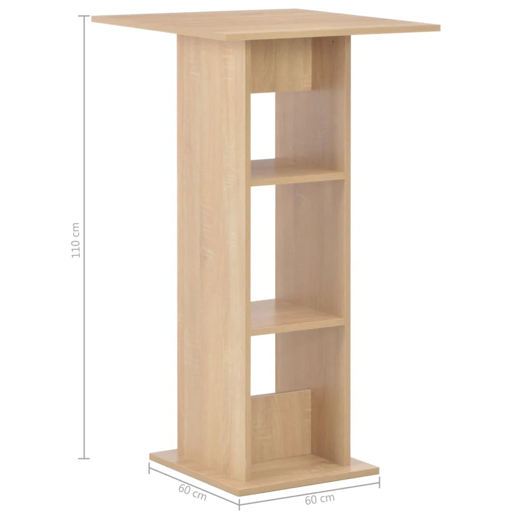 Tavolo alto da bar/bistrot 110 cm rovere beige 0902100