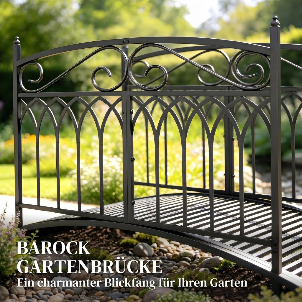 Ponte da Giardino in Metallo ¨C zephmum ¨C Antracite 135.5 cm