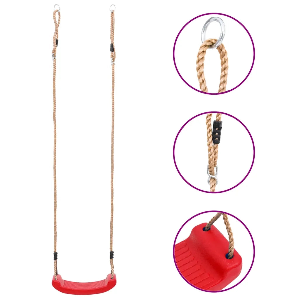 Seggiolino per Altalena per Bambini Rosso cod mxl 40134