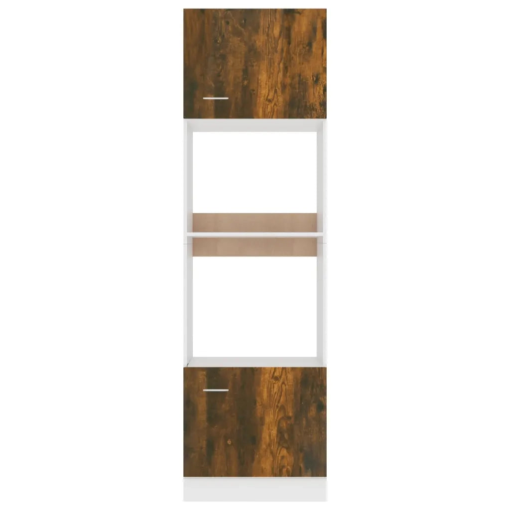 Armadio per Microonde “Lyon” Rovere Fumo 60x57x207cm