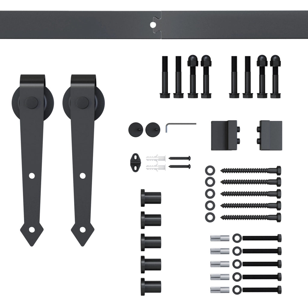 Kit Scorrimento Porte Armadio ¨C Zephmum ¨C Marrone 200cm
