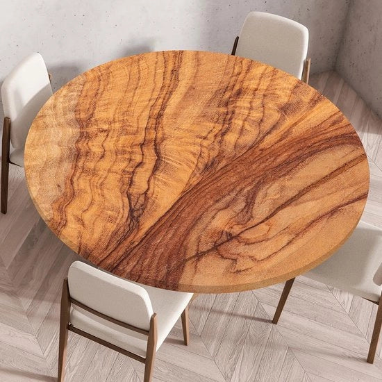 Tavolo all'aperto, 160 cm di larghezza, con bordi elasticizzati, impermeabile 3D, resistente alle macchie, lavabile, adatto per l'uso all'aperto, ideale per giardini (adatto per tavoli di 150-155 cm di larghezza).