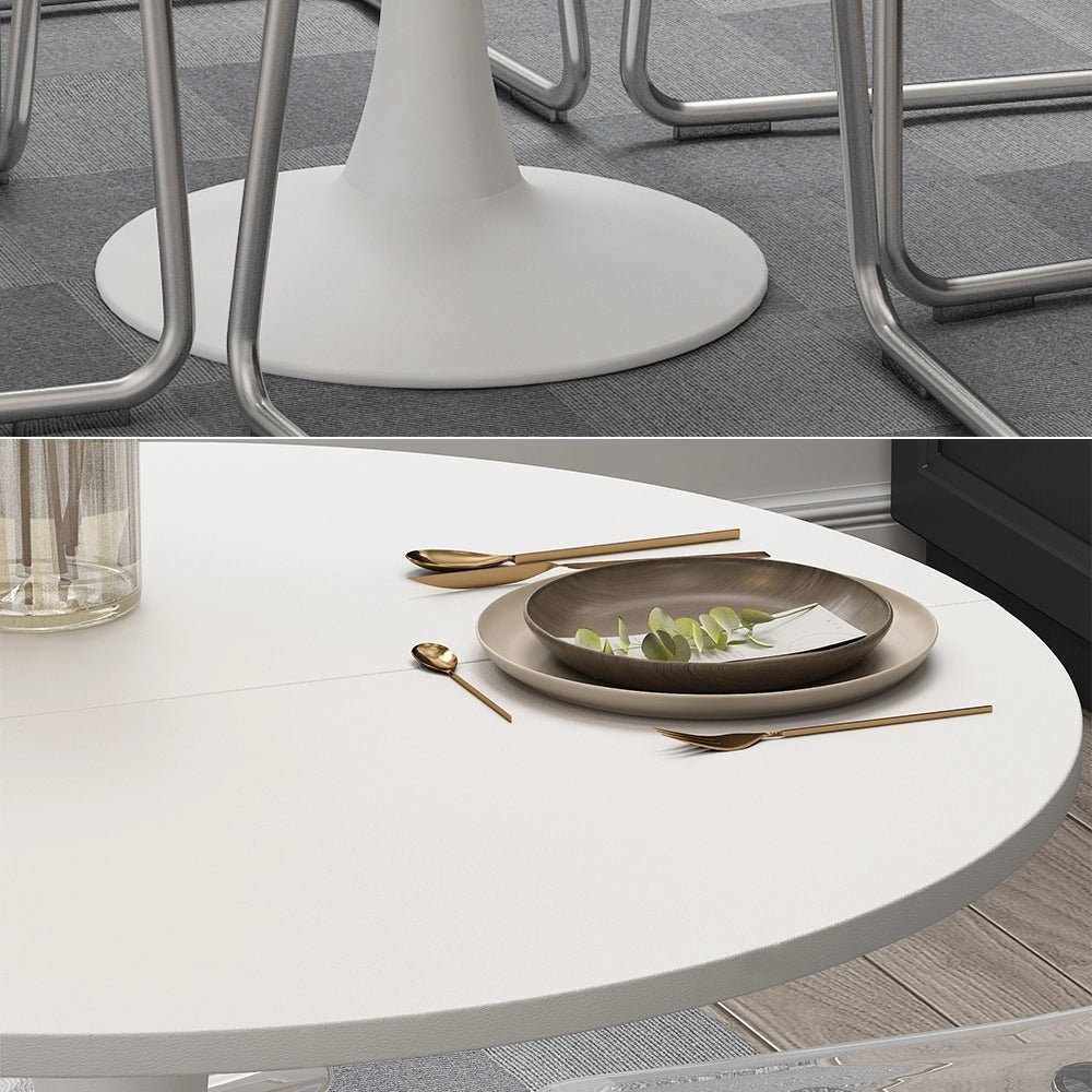 Vicco Tavolo da pranzo Bianco 80 x 80 cm