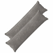 Federa 2 pcs HOUTEN Grigio Scuro 40 x 145 cm Tessuto Chenille 917241