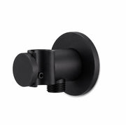 Presa acqua con supporto doccetta AISI 316 total black Testori