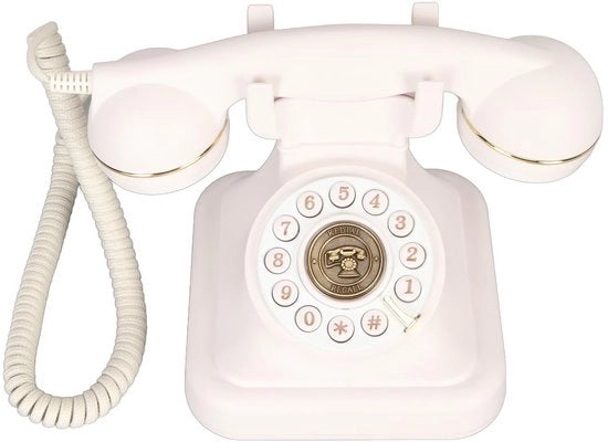 Telefono Retro Vetrina - Antica Telefonata - Telefonino Decorativo - Telecomando in ABS Duraturo - Funzionale e Completo di Accessori