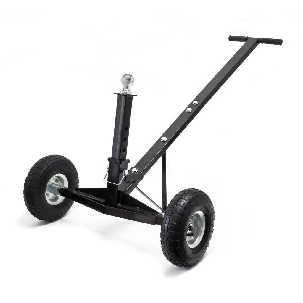 Carrello sposta rimorchio roulotte regolabile in altezza max 270 kg Aiuto di manovra