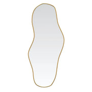 Specchio da Parete | Specchio decorativo Dorato 60x25 cm