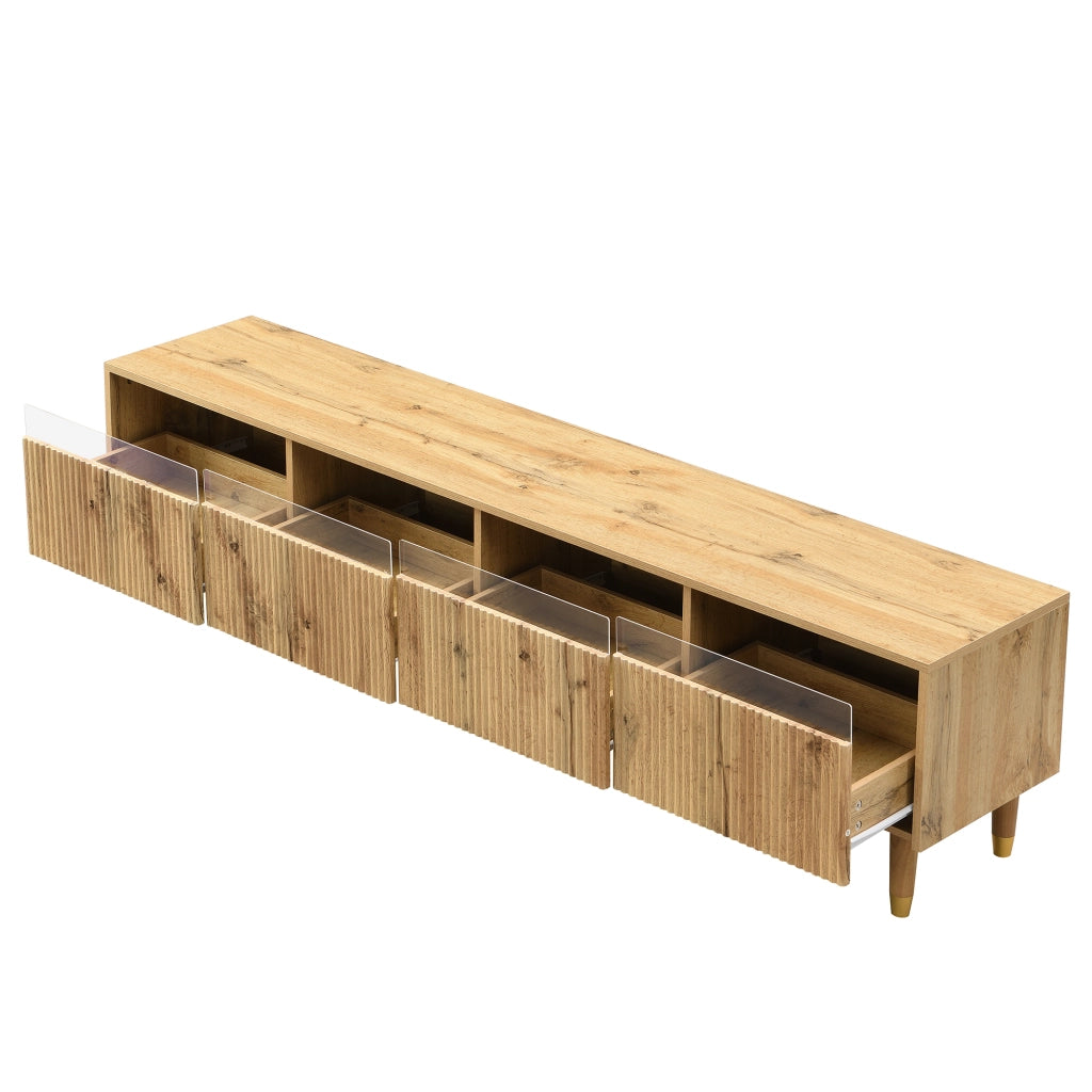 Mobile TV in Legno ¨C MINIMAL ¨C 4 Cassetti, MDF, Soggiorno, 178 cm
