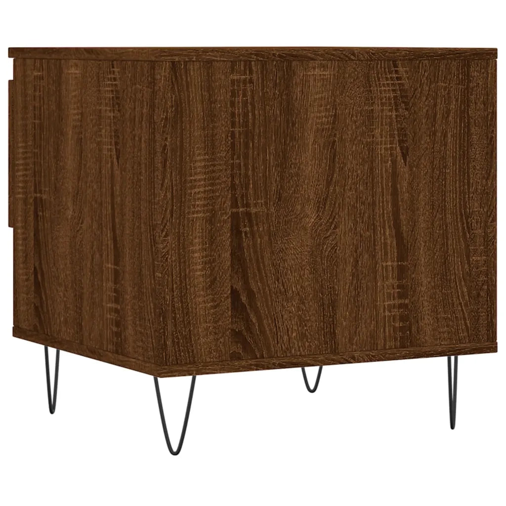 Tavolino da Salotto Rovere Marrone 50x46x50cm Legno Multistrato 830922