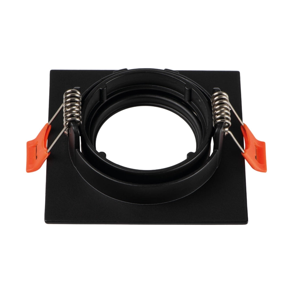 Faretto incasso soffitto quadrato nero orientabile Kanlux DALLA