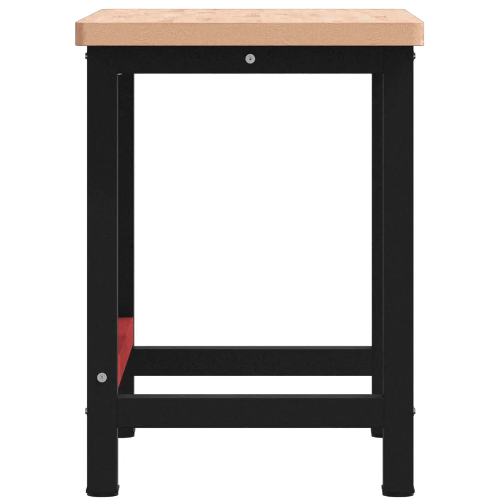 Banco Lavoro 100x60x83 cm Legno Massello Faggio Rettangolare