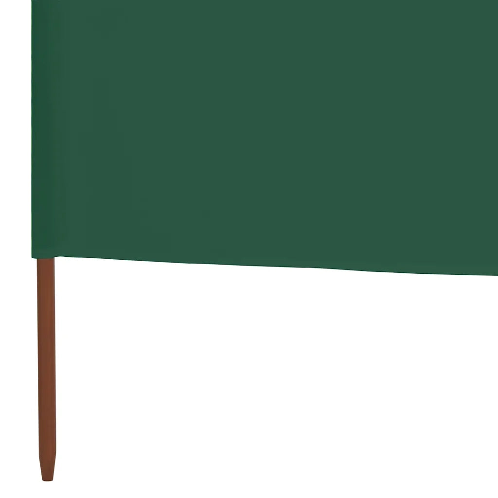 Paravento a 6 Pannelli in Tessuto-Divisorio 800x80cm Verde