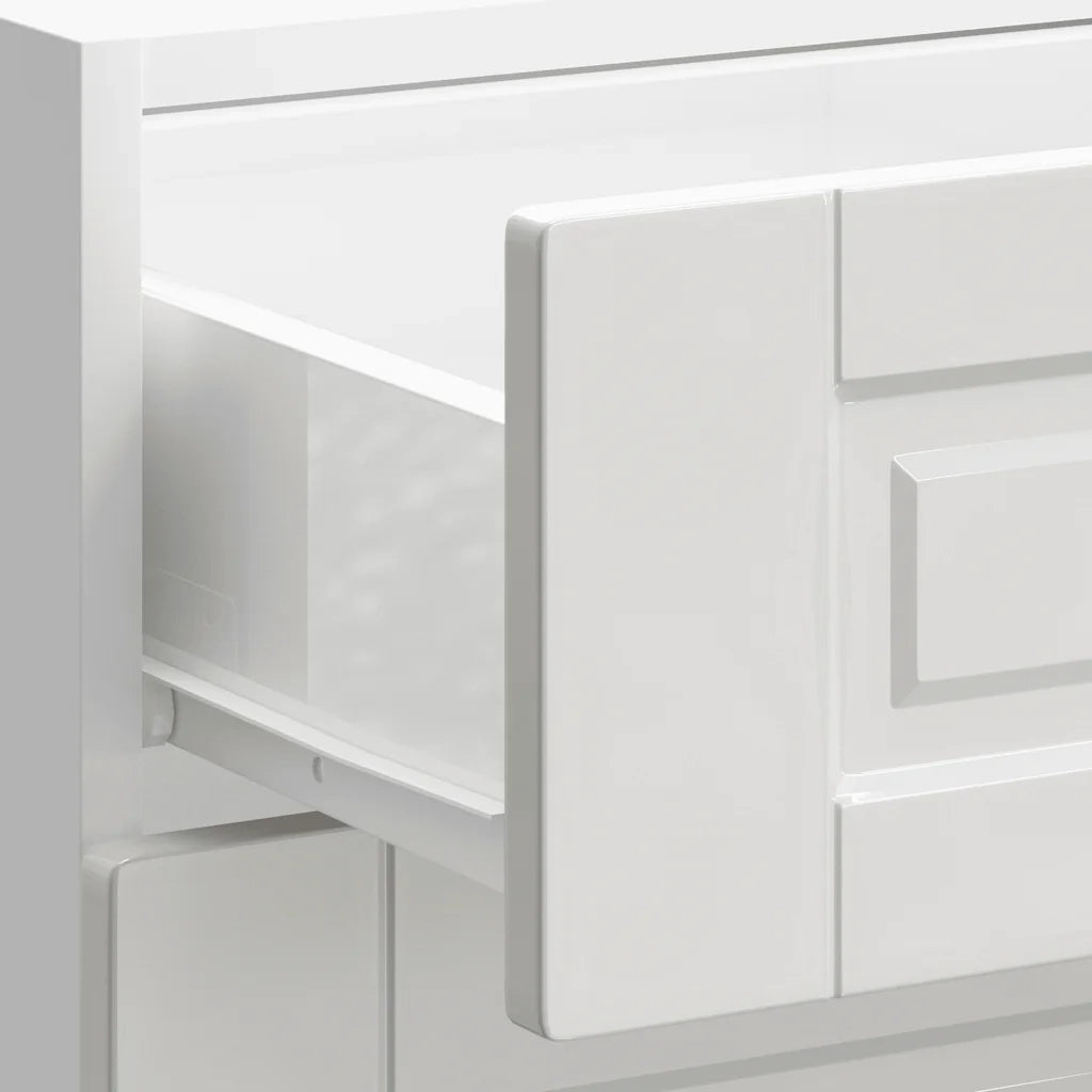 Pensile da cucina | Mobiletto da cucina "Porto" Bianco lucido in legno ingegnerizzato