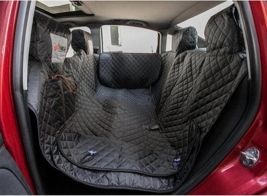 Hondendeken ZBOCZA1 autodeken - diverse misure e colori - 140 x 190 cm - nero - protezione laterale