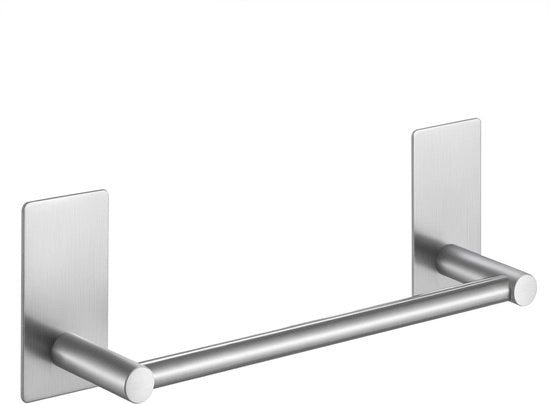 Houder asciugamano senza forare in acciaio inossidabile SUS304 per bagno, 23cm, fissaggio alla parete, A7000S23-2