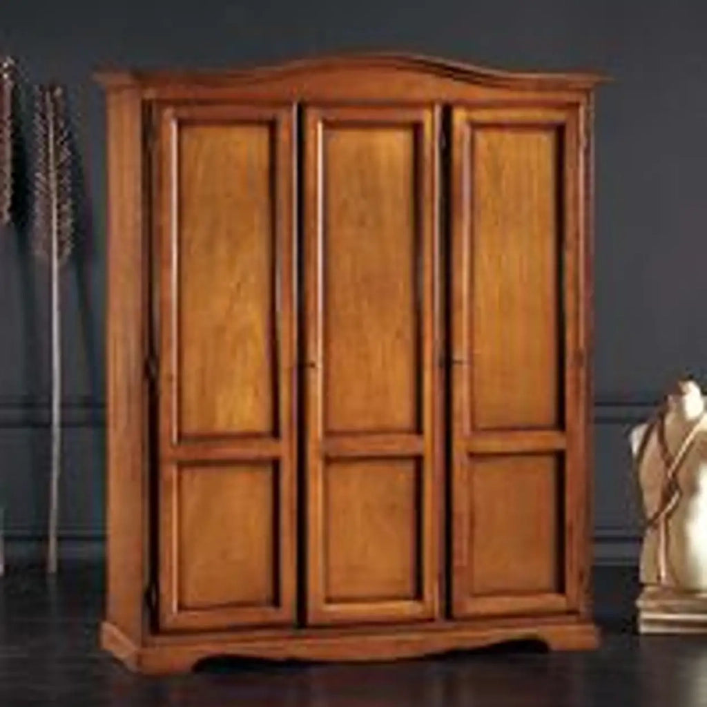 Armadio in legno 3 ante in legno arte povera noce Bassano