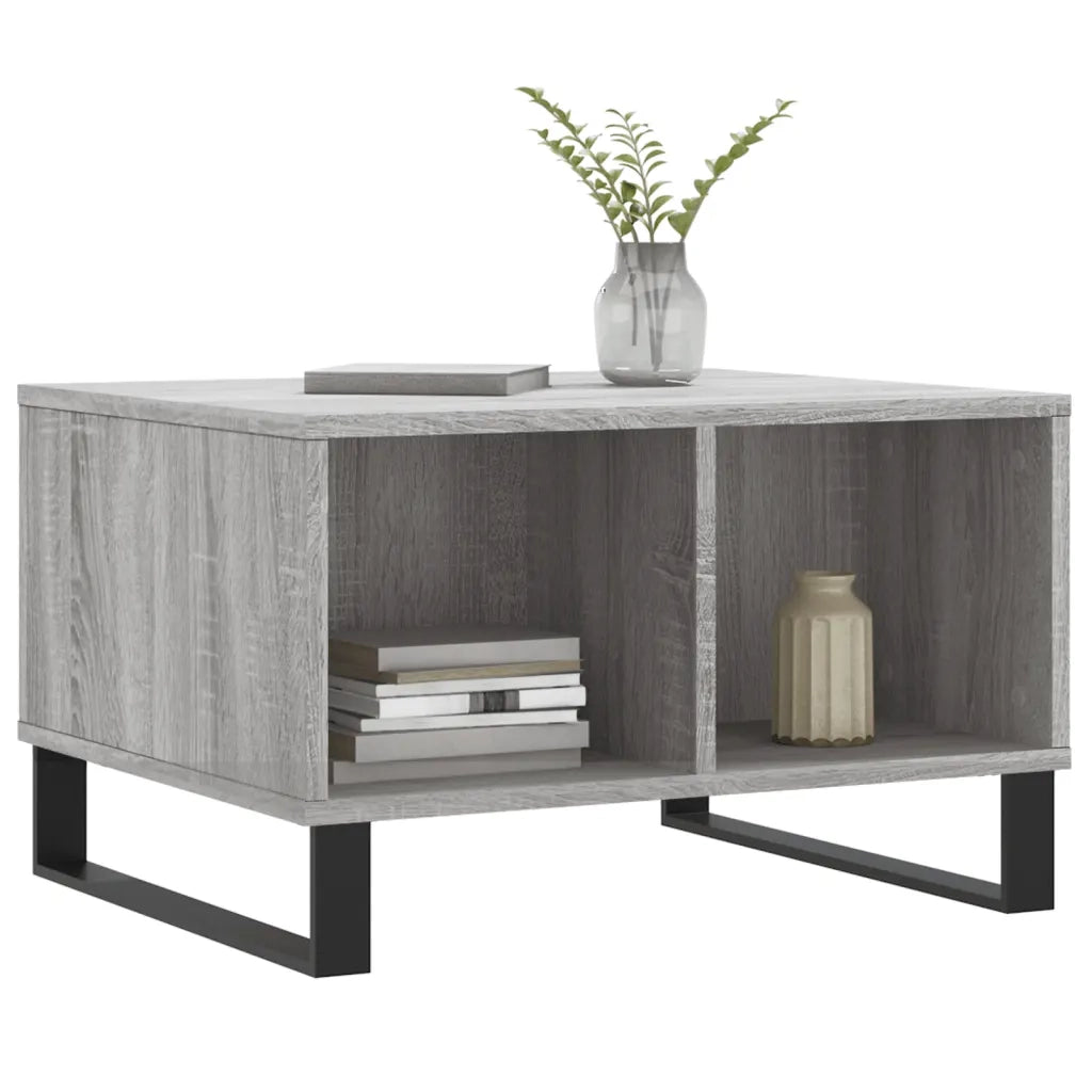 Tavolino da Salotto grigio sonoma 60x50x36,5 cm in Multistrato 830554