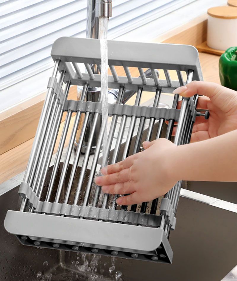 Scolapiatti Per Lavabo Grey 322101a