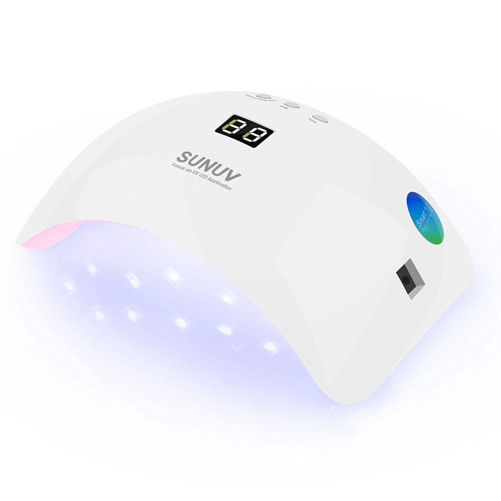 Trade Shop - Lampada Unghie Uv Led Per Gel Sun8 36w Automatica Sensore Con Timer Preimpostati -