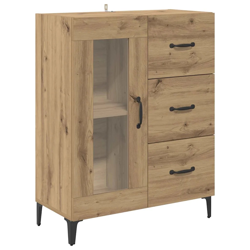 Credenza con cassetto Rovere artigianale 69,5 x 34 x 180 cm 3416012