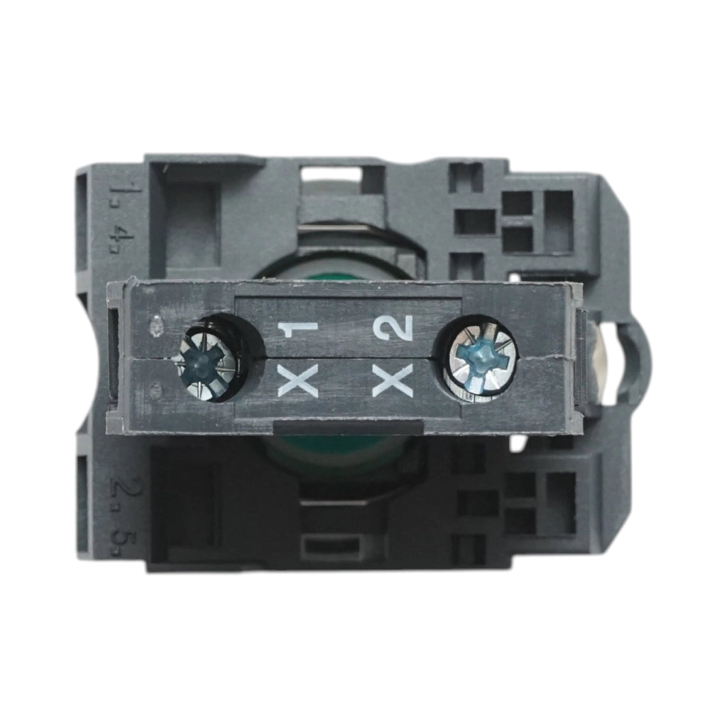 Indicatore di segnale LED verde 220V, 14mA, TB5 Breckner Germany