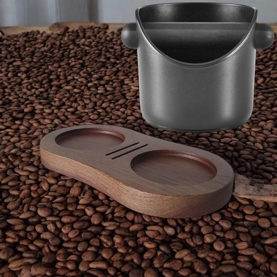 Stazione per la tamping con cassa di colpo per tampi a caffè 49-58 mm - Design di Nocciolo