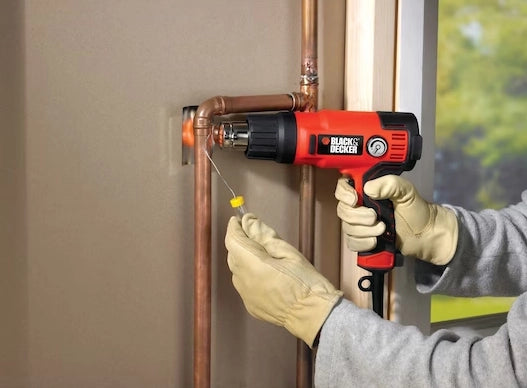 Black+decker kx2200k-qs pistola termica ad aria calda, sverniciatore potenza 2000w
