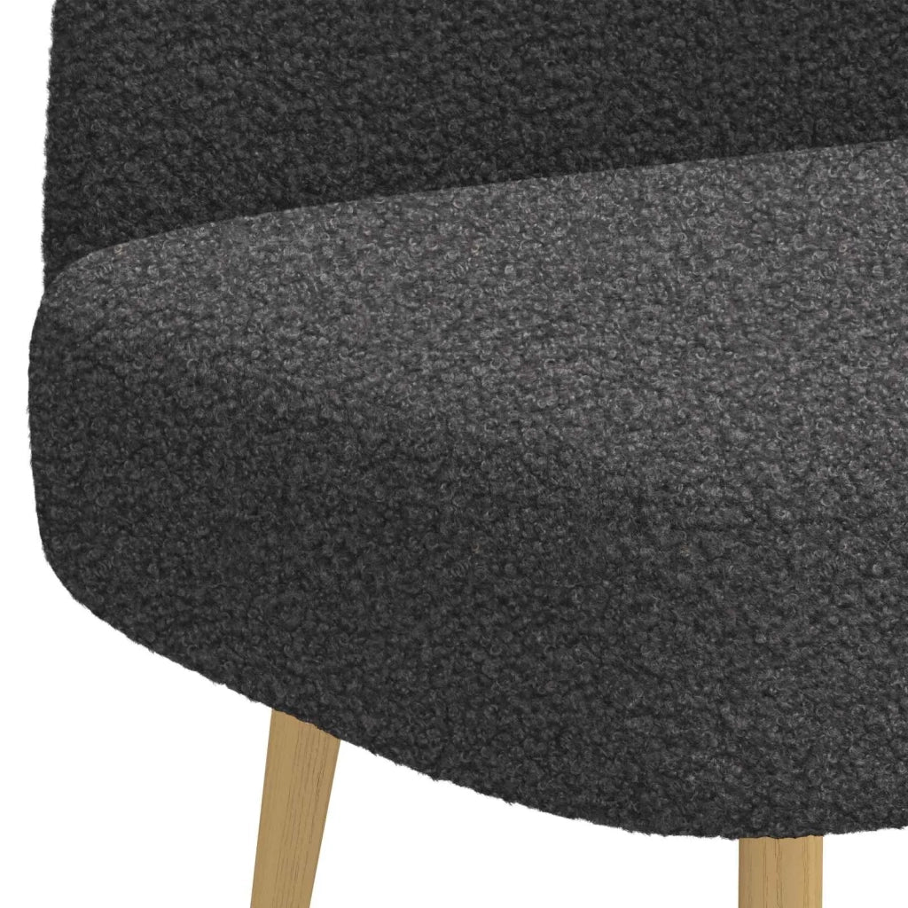 Panchina imbottita con schienale Grigio scuro 110 x 60 x 76 cm 42040773