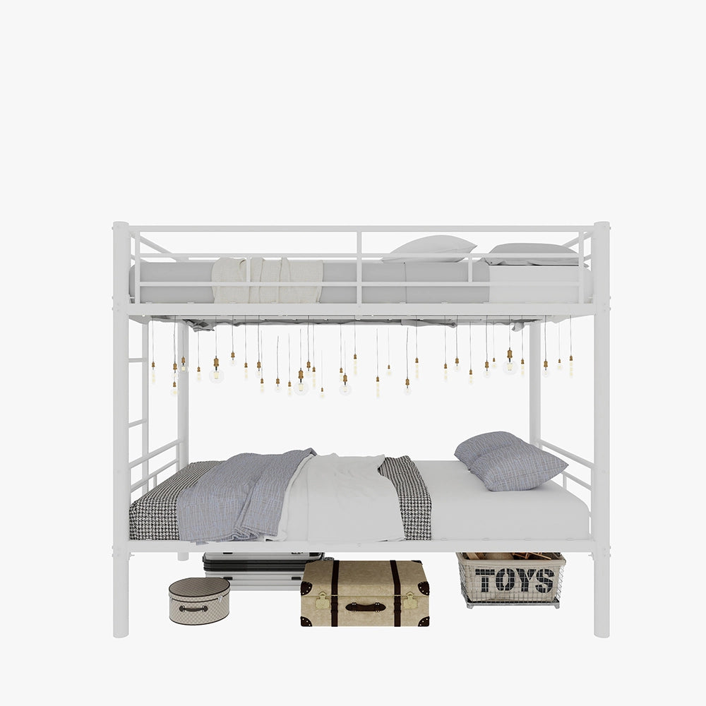 Letto metallico Twin su Twin - Xylo - struttura robusta, senza rete