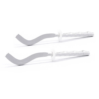 2 PZ MENSOLE FILETTATE PIATTE SCHIACCIATE PER RADIATORI IN ALLUMINIO- 7 x 190 mm- DH- pezzi 1