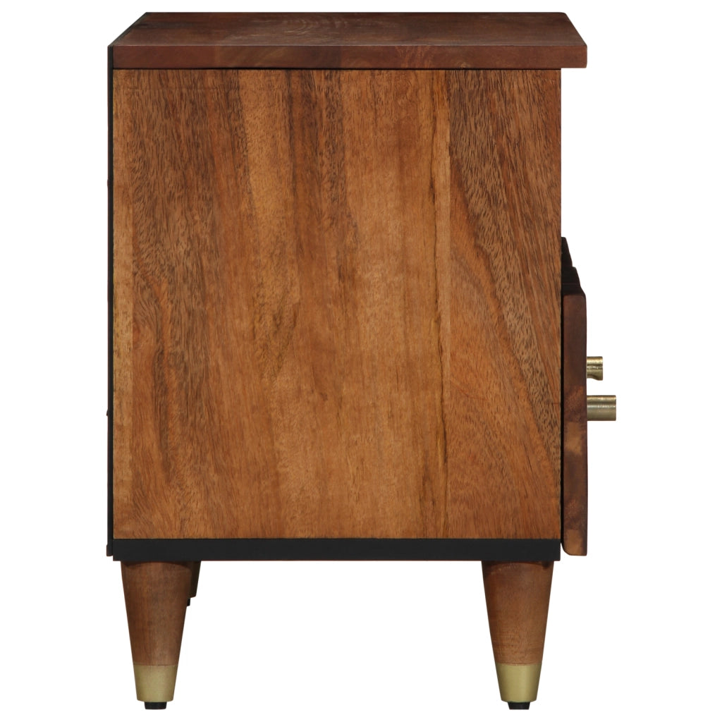 Mobile TV 70x33x46 cm Legno Massello Mango