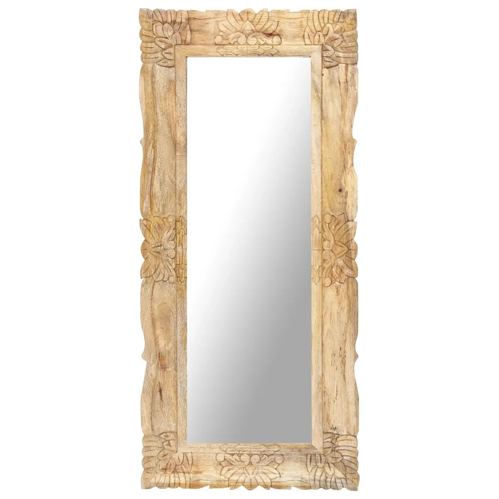 Specchio 110x50 cm in Legno Massello di Mango cod mxl 51300