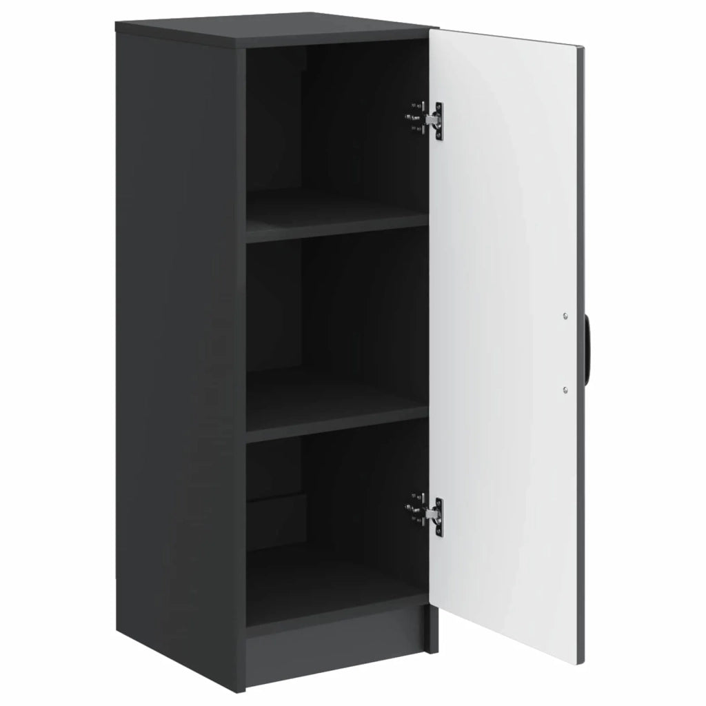 Credenza Nero 33 x 34,5 x 87 cm Legno ingegnerizzato