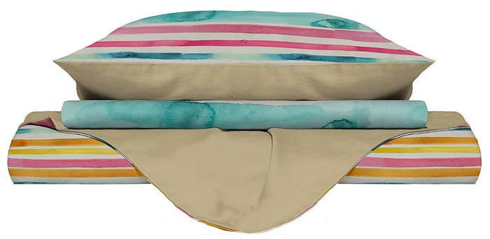 Copripiumino 1 Piazza e Mezzo con Federe Stampato Fez