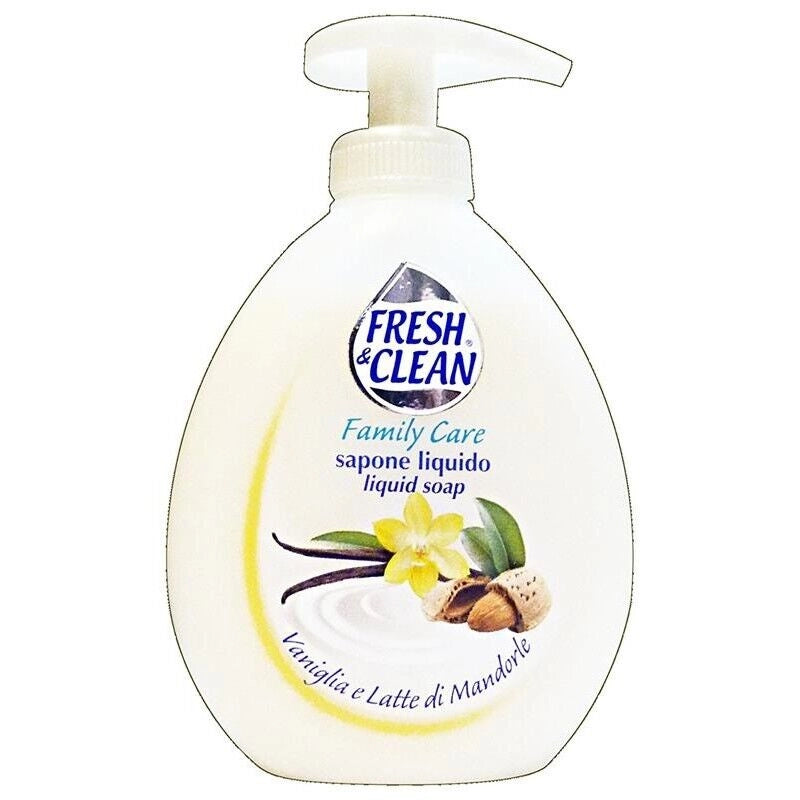 FRESH & CLEAN SAPONE LIQUIDO VANIGLIA E MANDORLE 300ML