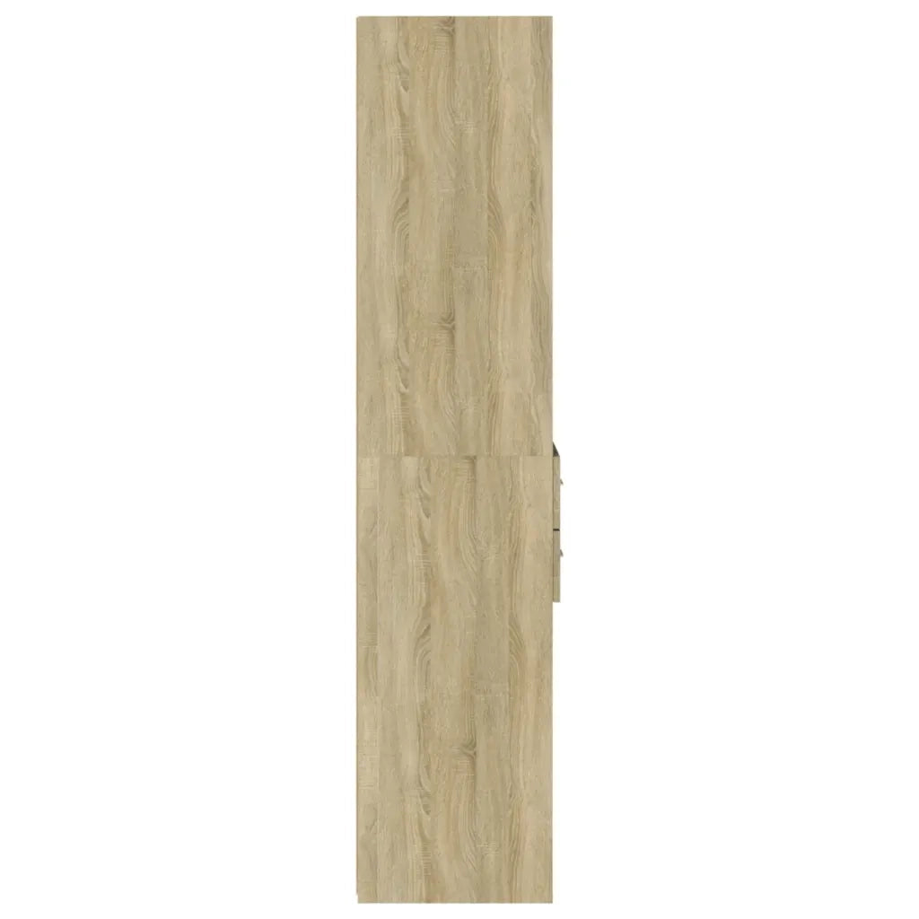 Credenza Rovere Sonoma 45x42,5x185 cm in Legno Multistrato