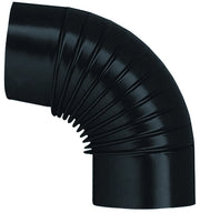 Save GOMITO 90  ° PER STUFA A LEGNA PORCELLANATO CLASSIC Col. Nero  EE ? cm. 12 12.00 pz