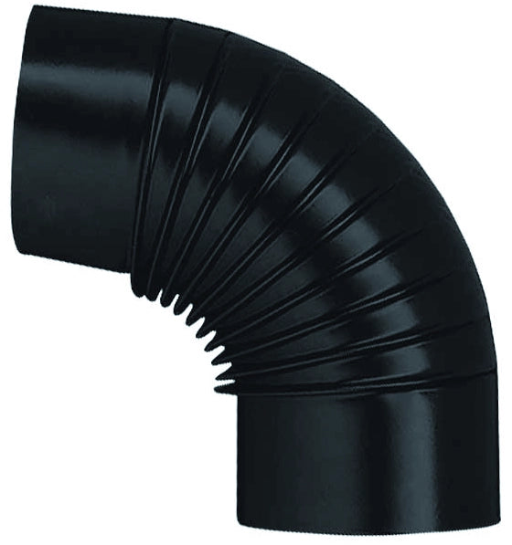 Save GOMITO 90  ° PER STUFA A LEGNA PORCELLANATO CLASSIC Col. Nero  EE ? cm. 12 12.00 pz