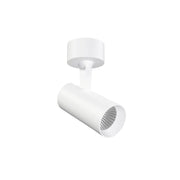 Picolo Faretto LED Orientabile 9,5W Switch Technology 2700K/3200K/4000K Ottica Intercambiabile 15-38-60 Gradi Base Superficie/Incasso Bianco Opaco