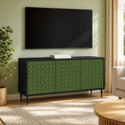 Mobile TV GELEEN 102 x 33 x 51 cm Rovere Nero 8007091