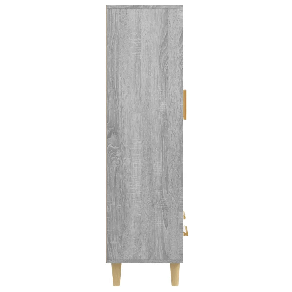Credenza-Buffet-Armadio da cucina Grigio Sonoma 70x31x115 cm in Legno Multistrato 592323