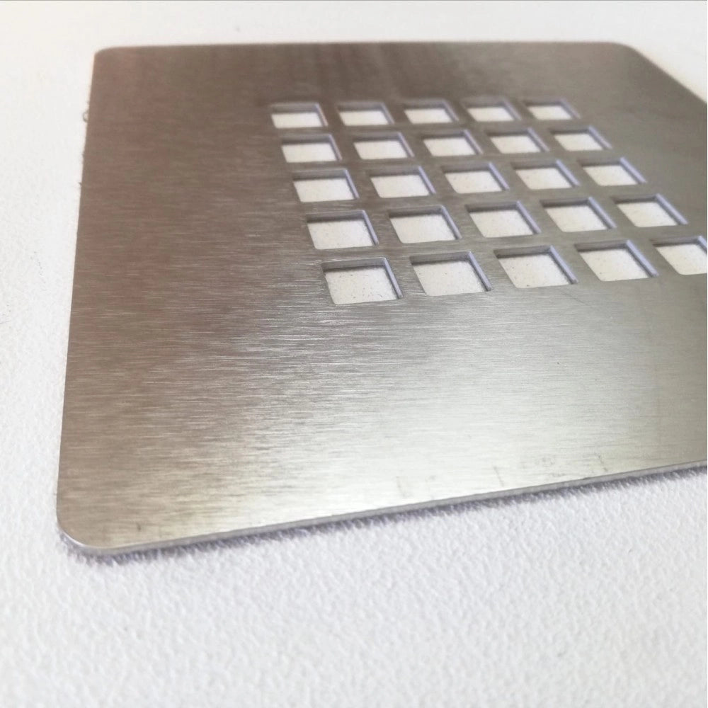 Griglia inox 125x125mm per piletta piatto doccia ultraflat