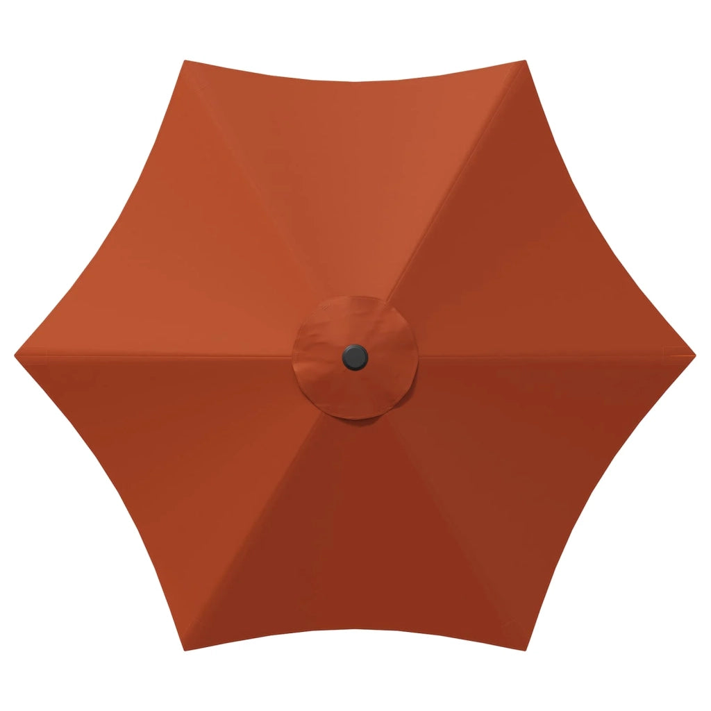 Parasol da Giardino con Luci LED 230 x 230 cm Poliestere 42036252