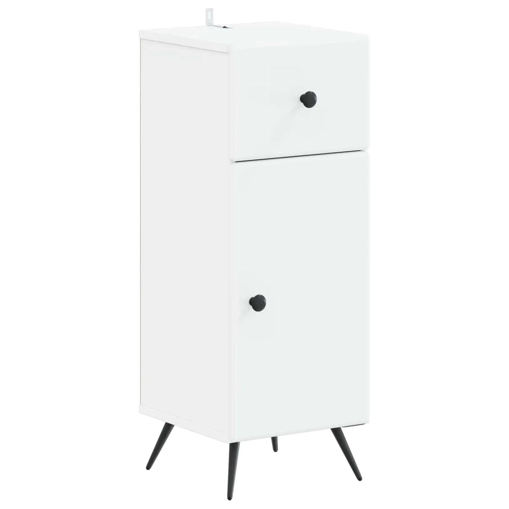 Mobiletto da Bagno BREDA Bianco 30 x 31 x 80 cm 897485