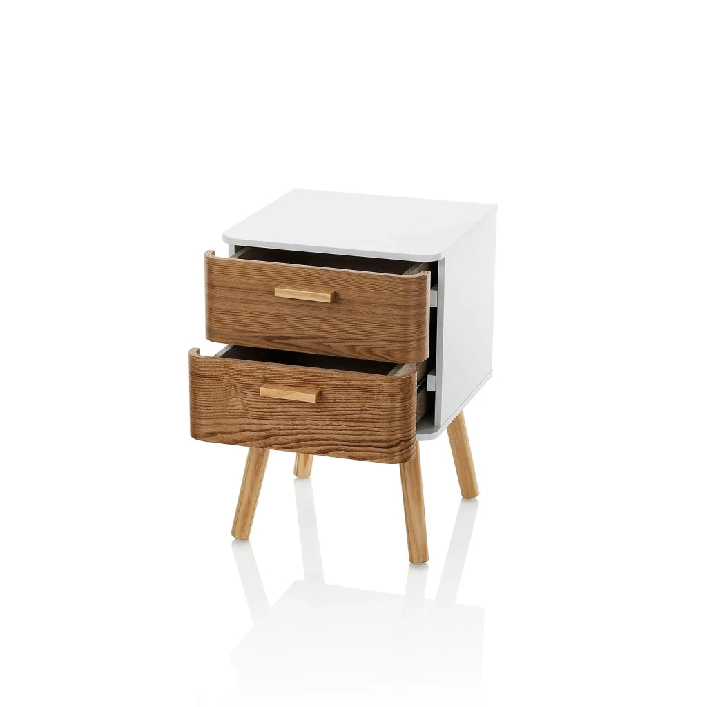 Tavolino/Comodino 2 cassetti TOBY