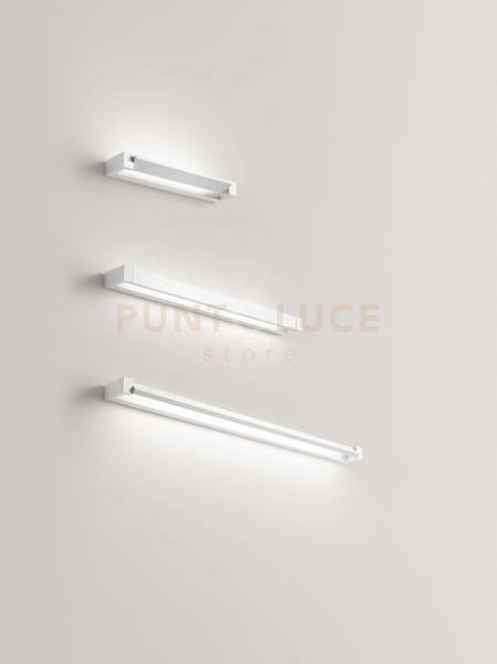 Applique in metallo verniciato bianco Sway 40cm LED 17W CCT 3000K 4000K 6000K 1275Lm