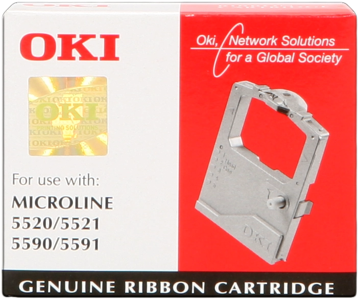 ORIGINAL OKI Nastro colorato nero 5520/5521 01126301 4 milioni cifre