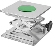 Scaletta Laboratorio in Acciaio Inossidabile - Piattaforma - Regolabile - Altezza 80-280 mm - Duraturo - 200 x 200 mm - Piattaforma Elevabile