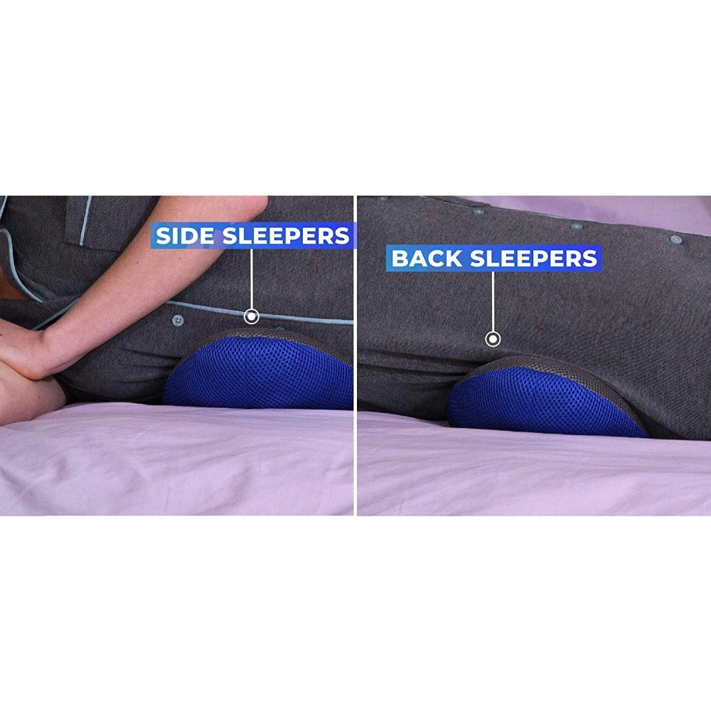 Trade Shop - Cuscino Per Schiena Supporto Lombare Memory Foam Ortopedico Ginocchia Lavabile -